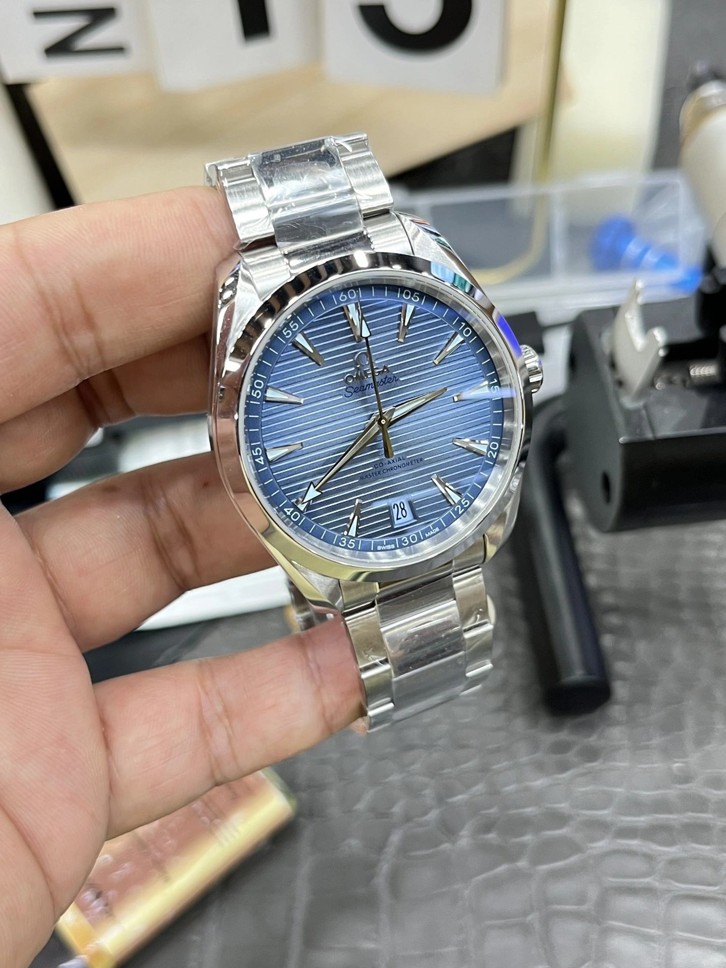 CBD Factory Omega Seamaster Aqua Terra 150M 41mm “Summer Blue” 75th Anniversary (220.10.41.21.03.005) 1:1 Super Clone – DD8900 Movement Snug 230